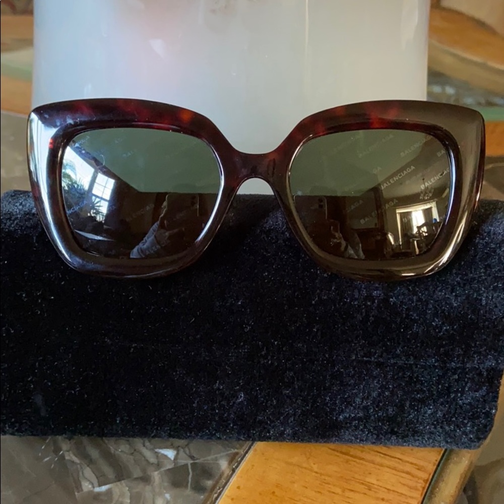 Balenciaga sunglasses.